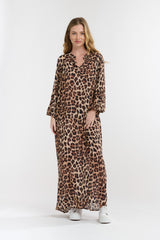 Italian Star Leopard Maxi