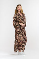 Italian Star Leopard Maxi