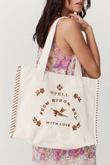 Holiday Tote bag in, Rope