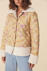 Belladonna Reversible Shearling Jacket, Dusty Olive