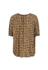 Swan Lake Short Sleeve Blouse - Sage