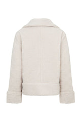 Belladonna Reversible Shearling Jacket, Dusty Olive