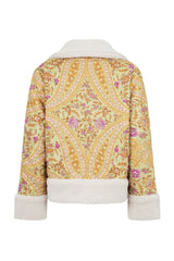 Belladonna Reversible Shearling Jacket, Dusty Olive