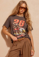 Island Thunder tee, charcoal