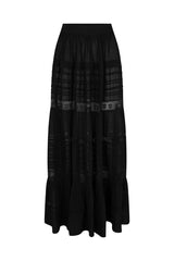 Teodora maxi skirt, black