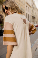 Homecoming oversized biker tee, preorder for delivery from mid november