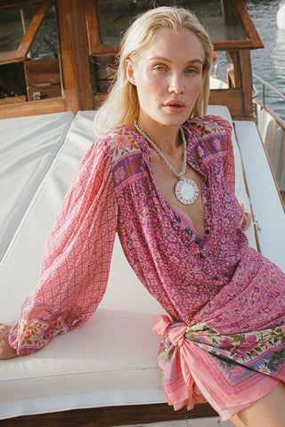 Sienna blouse  in, Fushcia