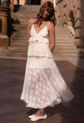Labyrinth Lace Maxi Skirt
