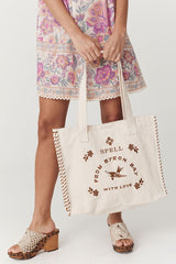 Holiday Tote bag in, Rope