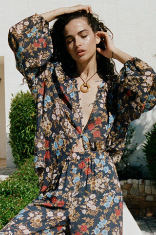 Flora Blouse, Mystic
