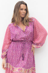 Sienna blouse  in, Fushcia
