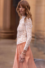 Juliette lace top vintage cream