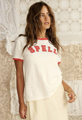 Roomie Shrunken Sports tee - sand
