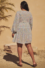 Belladonna Tunic Dress, Light Pastel