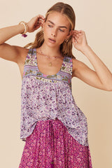 Sienna cami in, Lilac