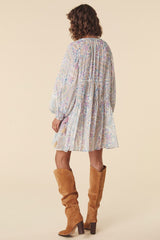 Belladonna Tunic Dress, Light Pastel