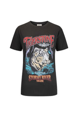 Stormy River Tee, charcoal