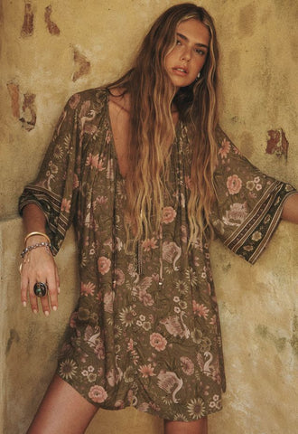 Swan Lake Tunic dress - Sage