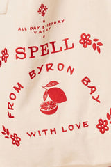 Holiday Tote bag in, Natural