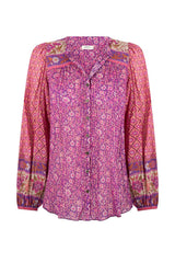 Sienna blouse  in, Fushcia