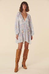 Belladonna Tunic Dress, Light Pastel